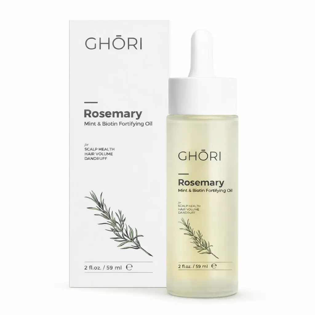 Ghori Rosemary, Mint & Biotin Fortifying Oil 